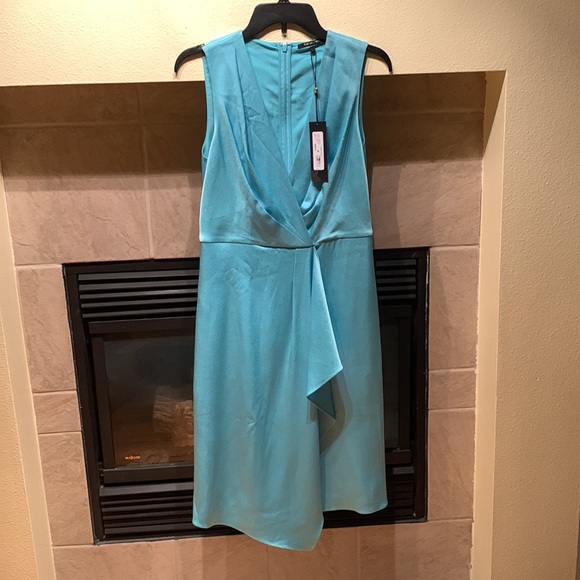 Gorgeous satin ruffle dress - Picture 2 of 6